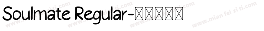 Soulmate Regular字体转换